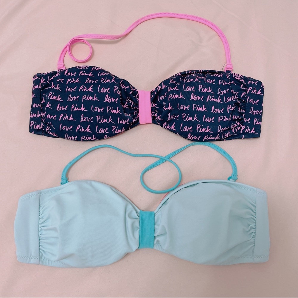 Victoria’S Secret Pink Bandeau Bikini Top